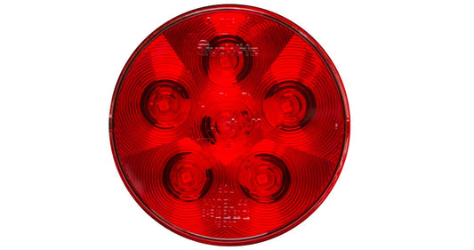 Truck-Lite Super 44® Red LED 4.35" Round Stop/Turn/Tail Light – Grommet Mount 44302R